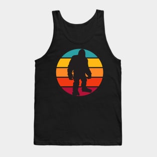 Big Foot Retro Vintage Sunset Bigfoot Tank Top